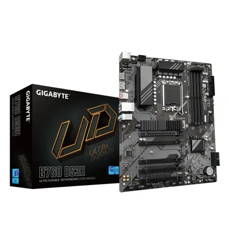 Материнская плата Gigabyte B760 DS3H, LGA1700, Intel B760, ATX