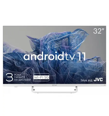 32" LED SMART TV KIVI 32F750NW, 1920x1080 FHD, Android TV, Alb