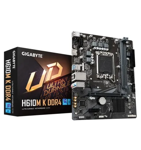 Материнская плата Gigabyte H610M K DDR4, LGA1700, Intel H610, Micro-ATX