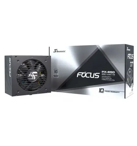 Блок питания для компьютеров Seasonic Focus PX, 850Вт, ATX, Полностью модульный