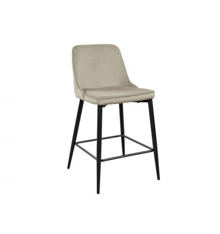 Scaun de Bar Clasic Small~Beige+Black legs