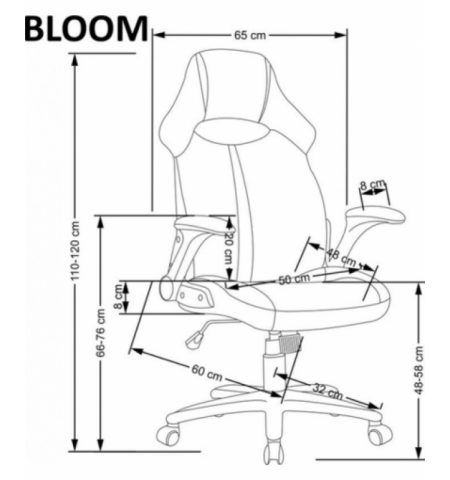 Кресло Bloom (розовый)