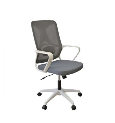 Fotoliu Birou F-20141 A~Grey Seat+White Frame