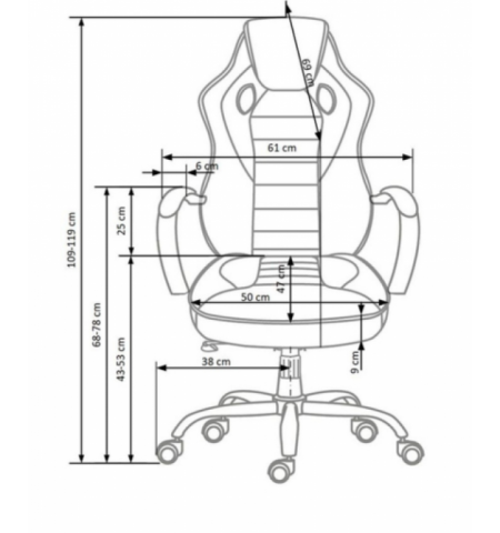 Кресло BAFFIN (красный) Кресло BAFFIN (красный)
