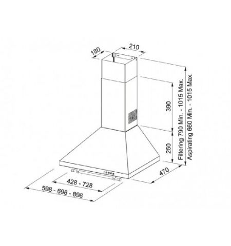 Вытяжка FRANKE FCM 902 PW ( 320.0524.219 )  кремовый Вытяжка FRANKE FCM 902 PW ( 320.0524.219 )  кремовый