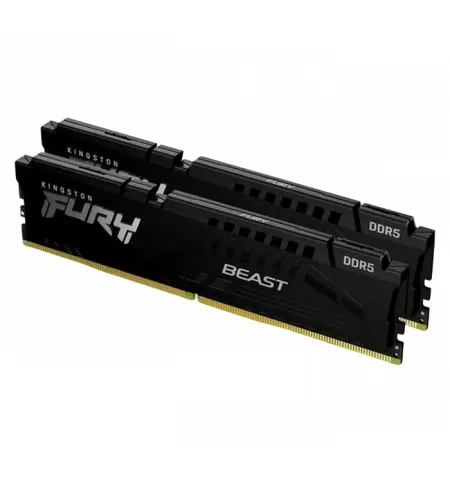 Memorie RAM Kingston FURY Beast, DDR5 SDRAM, 6000 MHz, 64GB, KF560C40BBK2-64