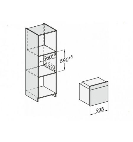 Духовка белый MIELE H 2860 BP BRSW