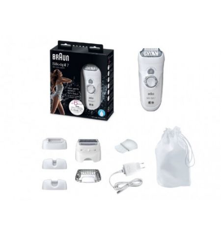 Эпилятор белый BRAUN Silk-epil 7-7561 + FG1100 Эпилятор белый BRAUN Silk-epil 7-7561 + FG1100