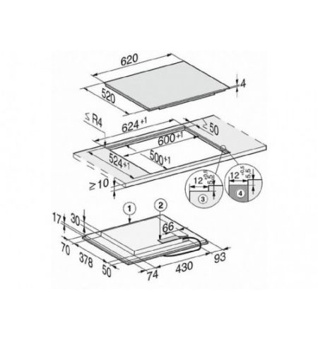 MIELE индукционная плита KM 7464 FL черный MIELE индукционная плита KM 7464 FL черный