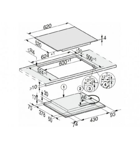 MIELE индукционная плита KM 7564 FL черный MIELE индукционная плита KM 7564 FL черный