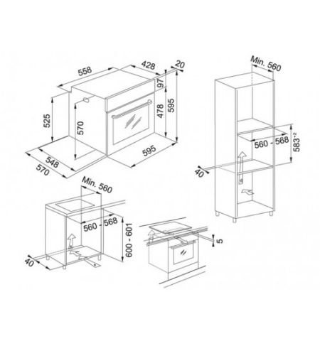 Встраиваемая электрическая духовка Franke 116.0606.091 FSM 8 Встраиваемая электрическая духовка Franke 116.0606.091 FSM 8