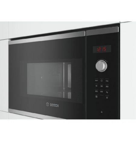 Встраиваемая микроволновая печь Bosch BFL553MS0 черный