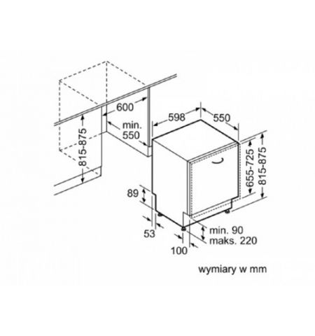 Встраиваемая посудомоечная машина Bosch SMV 24AX00 E