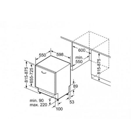 Встраиваемая посудомоечная машина Bosch SMV 4HVX31 E