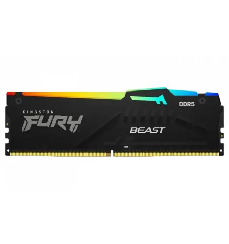Оперативная память Kingston FURY Beast RGB, DDR5 SDRAM, 5600 МГц, 32 Гб, KF556C40BBA-32