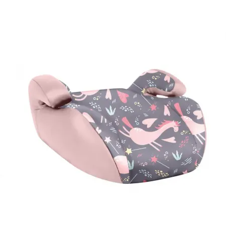 Booster Kikka Boo Jazzy, Grupa 2/3 (15-36 kg), Pink Unicorn