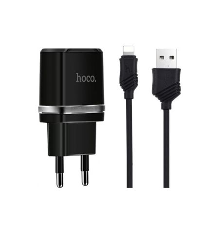 Hoco C12 + Lighting Cable Black