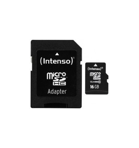 Intenso 16GB MicroSD Card + SD Adapter