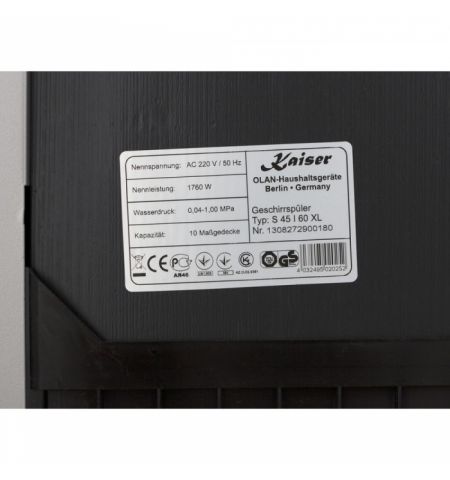 Masina de spalat vase Kaiser S 45 I 60 XL