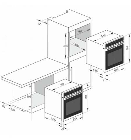Встраиваемый электрический духовой шкаф Kaiser EH 6324 Sp Встраиваемый электрический духовой шкаф Kaiser EH 6324 Sp