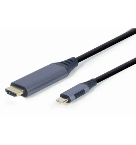 Cablu Video Cablexpert CC-USB3C-HDMI-01-6, USB Type-C (M) - HDMI (F), 1,8m, Negru