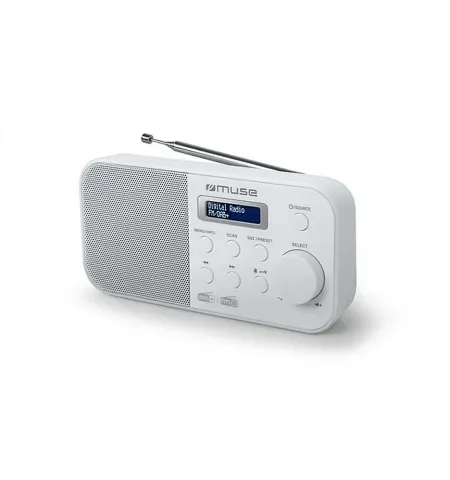 Портативное радио MUSE M-109 DBW, Белый
