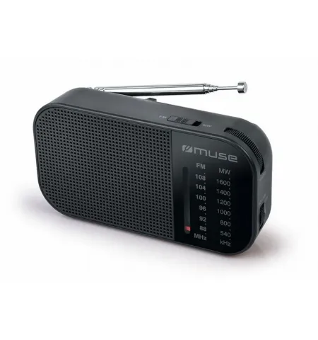 Radio portabil MUSE M-025 R, Negru