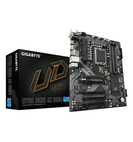 Материнская плата Gigabyte B760 DS3H AX, LGA1700, Intel B760, ATX