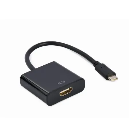 Видеокабель Cablexpert A-CM-HDMIF-03, USB 3.1 Type-C (M) - HDMI (F), 0,15 м, Чёрный