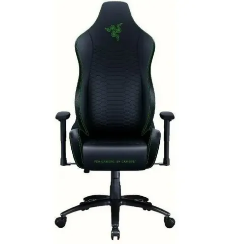 Игровое кресло RAZER Iskur X, ПВХ Кожа, Чёрный Зелёный