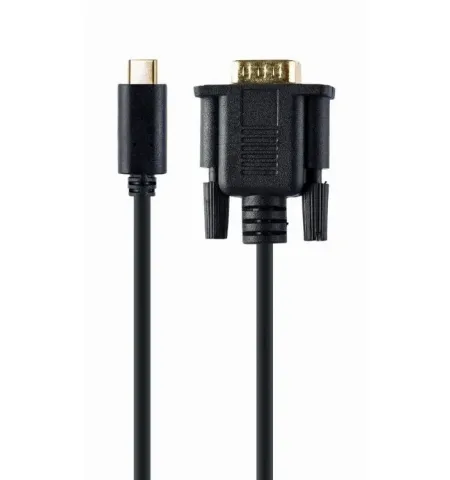 Cablu Video Cablexpert A-CM-VGAM-01, USB Type-C (M) - VGA (M), 0.15 m, Negru