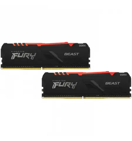 Memorie RAM Kingston FURY Beast, DDR4 SDRAM, 3600 MHz, 32 GB, KF436C18BBAK2/32