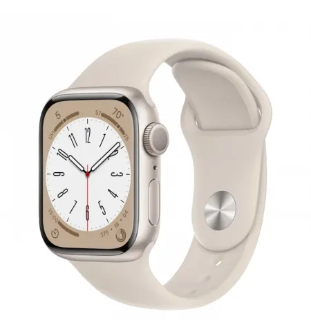 Умные часы Apple Watch Series 8 GPS, 41мм, Starlight