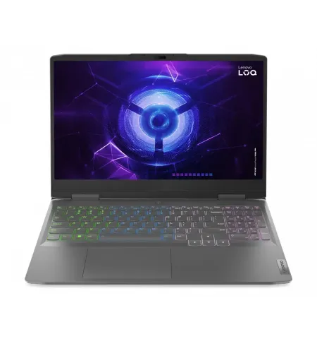Laptop Gaming 15,6" Lenovo LOQ 15IRH8, Storm Grey, Intel Core i7-13700H, 16GB/512GB, Fara SO