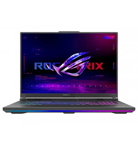 Laptop Gaming 18" ASUS ROG Strix G18 G814JV, Eclipse Gray, Intel Core i7-13650HX, 16GB/1024GB, Fara SO