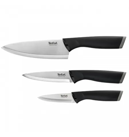 Набор ножей Tefal K221S375, Чёрный | Серебристый