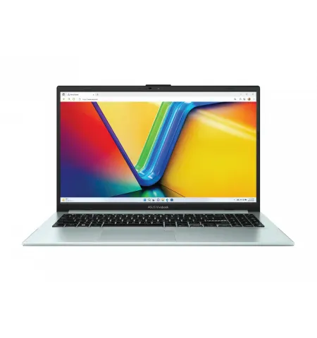 Laptop 15,6" ASUS Vivobook Go 15 E1504FA, Green Grey, AMD Ryzen 5 7520U, 8GB/512GB, Fara SO