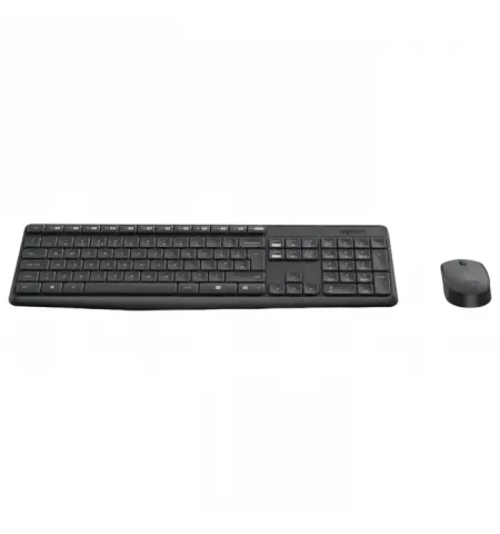 Set Tastatura + Mouse Logitech MK235, Fara fir, Grey