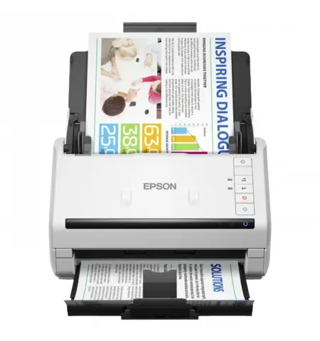 Scaner de documente cu alimentare automata Epson WorkForce DS-530II, A4, Alb