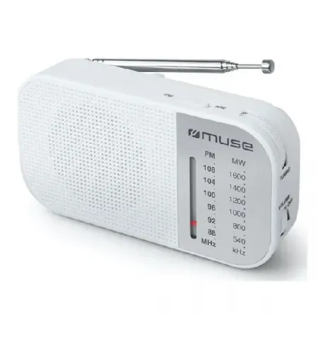 Radio portabil MUSE M-025 RW, Alb