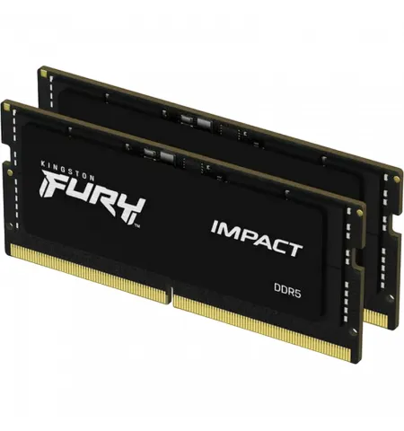 Оперативная память Kingston FURY Impact, DDR5 SDRAM, 5600 МГц, 32 Гб, KF556S40IBK2-32