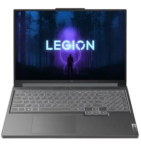 Laptop Gaming 16" Lenovo Legion Slim 5 16IRH8, Storm Grey, Intel Core i7-13700H, 16GB/1024GB, Fara SO