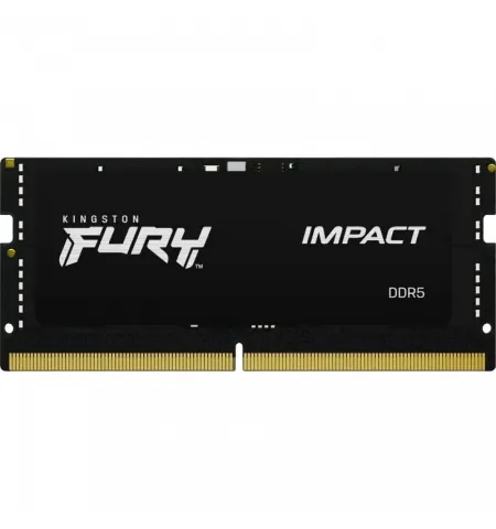 Оперативная память Kingston FURY Impact, DDR5 SDRAM, 6400 МГц, 16Гб, KF564S38IB-16