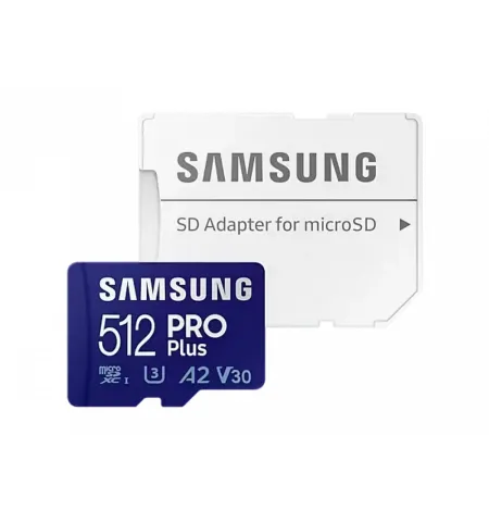 Card de Memorie Samsung PRO Plus MicroSD, 512GB (MB-MD512KA/EU)