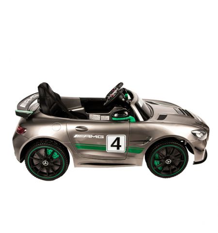 Электромобиль Mercedes-Benz GT4, серебристый Электромобиль Mercedes-Benz GT4, серебристый