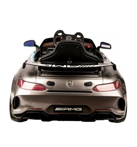 Электромобиль Mercedes-Benz GT4, серебристый Электромобиль Mercedes-Benz GT4, серебристый