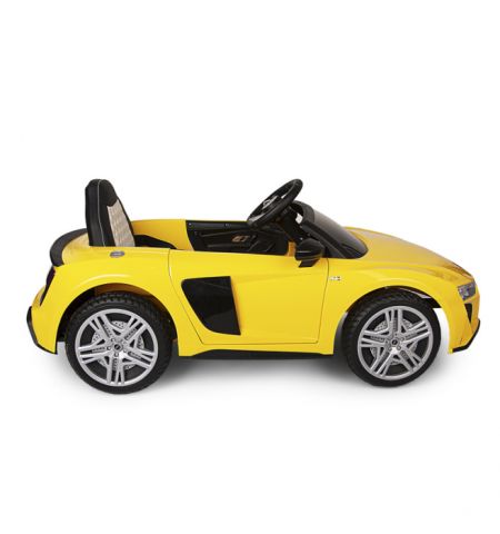Электромобиль Audi R8 Spyder, желтый Электромобиль Audi R8 Spyder, желтый