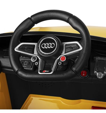 Электромобиль Audi R8 Spyder, желтый Электромобиль Audi R8 Spyder, желтый