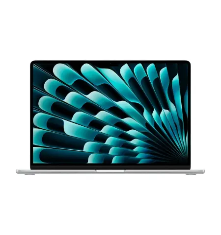 Laptop 15,3" Apple MacBook Air A2941, Argintiu, M2 with 8-core CPU and 10-core GPU, 8GB/256GB, macOS Ventura