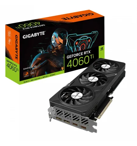 Placa Video Gigabyte GV-N406TGAMING OC-8GD,  8GB GDDR6 128bit (GV-N406TGAMING OC-8GD)